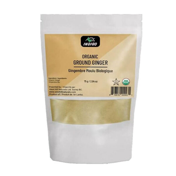 Indigo Organic Ginger Powder, 75 Grams