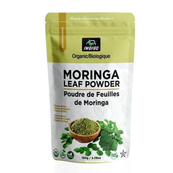 Indigo Organic Moringa Powder, Green