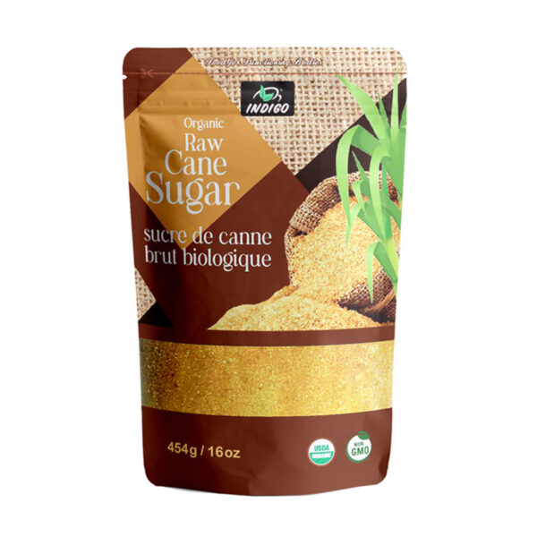 Indigo Organic Raw Cane Sugar, Light Brown